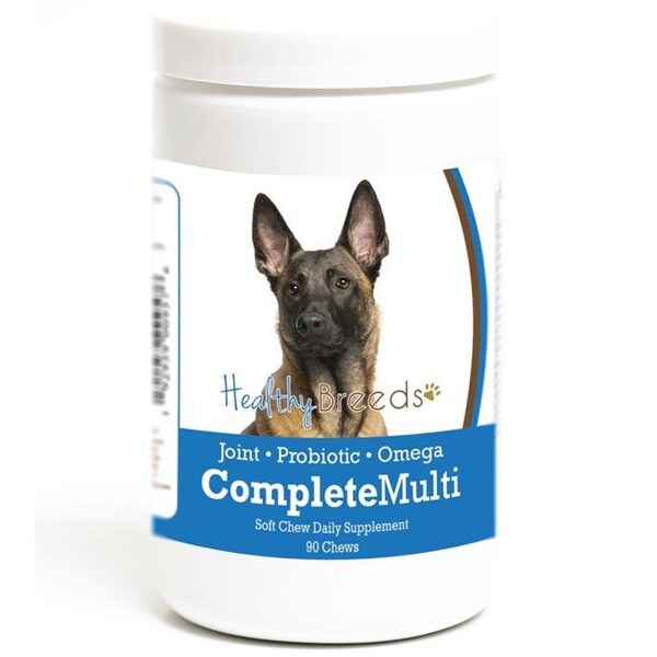 Healthy Breeds 192959009576 Belgian Malinois all in one Multivitamin Soft Chew - 90 Count 192959009576 - main